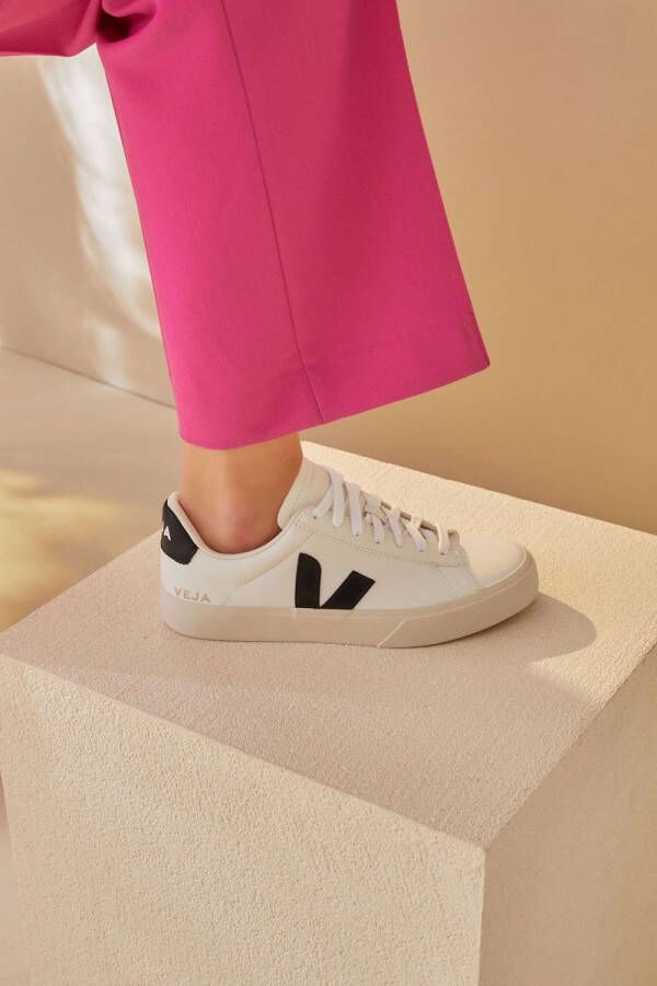Veja Sneakers Dames Lage sneakers Damesschoenen Leer Campo led Wit
