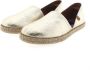 VERBENAS Espadrilles CARMEN NUCLEO METAL slipper zomerschoen strandschoen in metallic look - Thumbnail 14