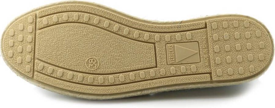 Verbenas Carmen dames espadrille Wit