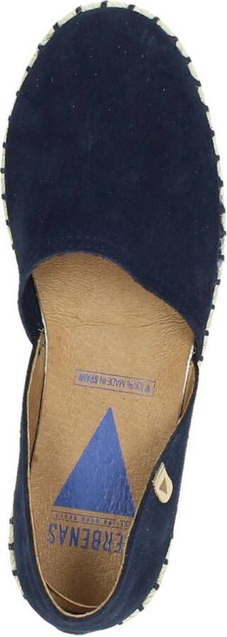 Verbenas Carmen dames espadrilles. Blauw
