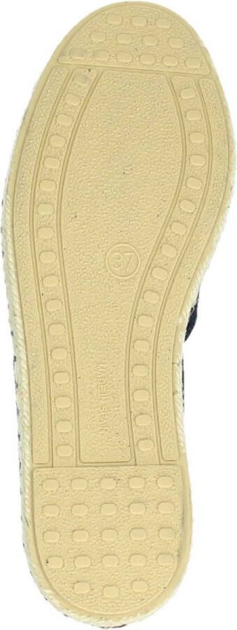 Verbenas Carmen dames espadrilles. Blauw