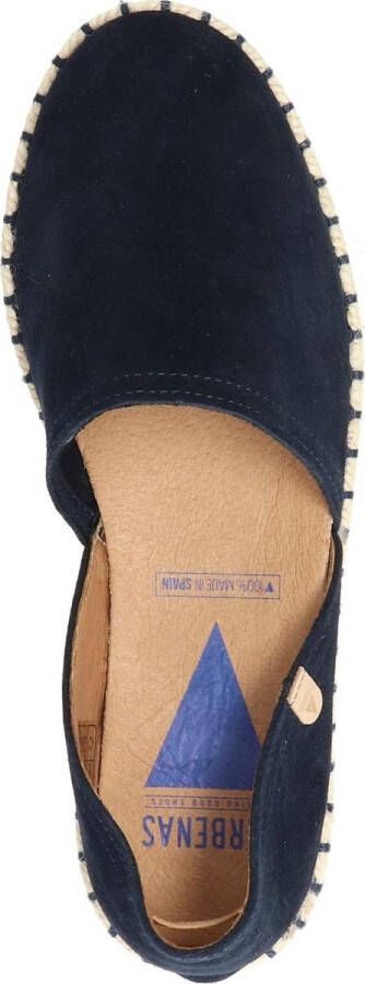 Verbenas Carmen dames espadrilles. Blauw