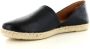 Verbenas Carmen leren espadrilles zwart - Thumbnail 5