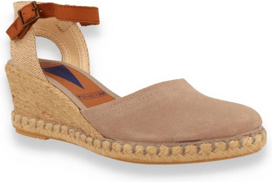 Verbenas Dames Sandaal Malena Serraje Perla Taupe
