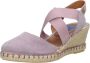 Verbenas Espadrille Vrouwen Paars - Thumbnail 5