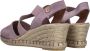 Verbenas Mila Sandalen Touwzool Lila - Thumbnail 6