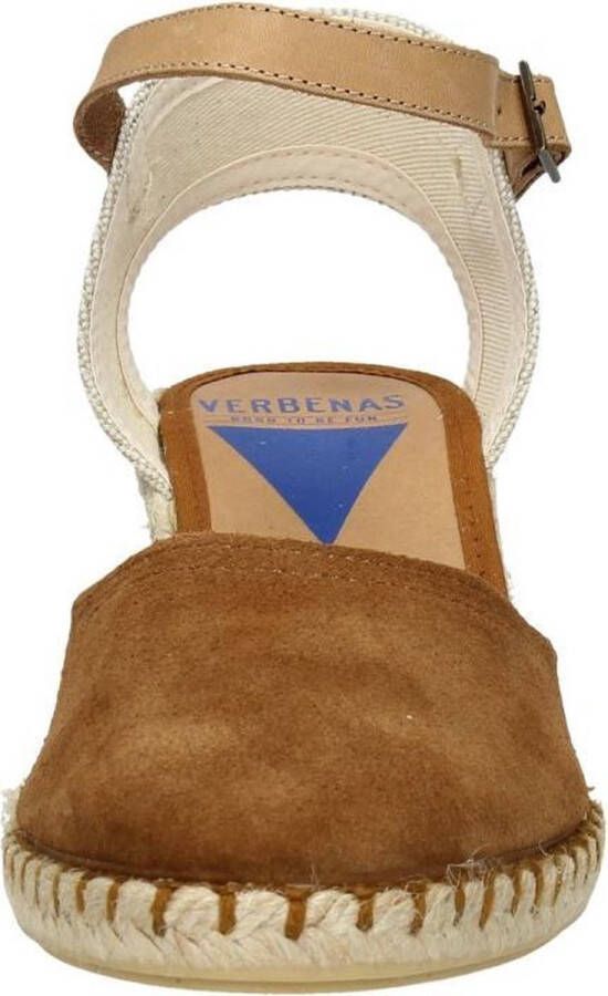 VERBENAS sandaaltjes met raffia beklede sleehak - Foto 7