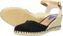 Verbenas Malena Sandalen Touwzool Zwart - Thumbnail 4