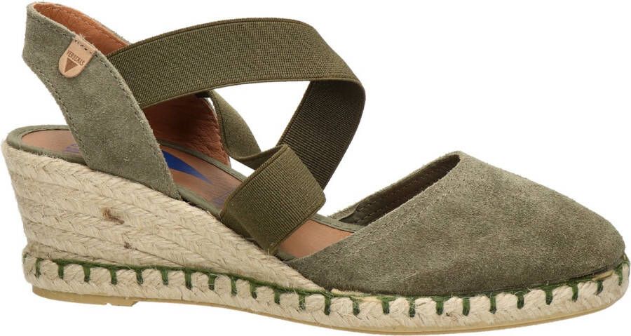 Verbenas Mila dames espadrille Kaki