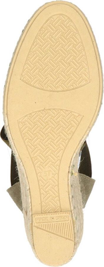 Verbenas Mila dames espadrille Kaki