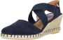 Verbenas Mila Sandalen Touwzool blauw - Thumbnail 5