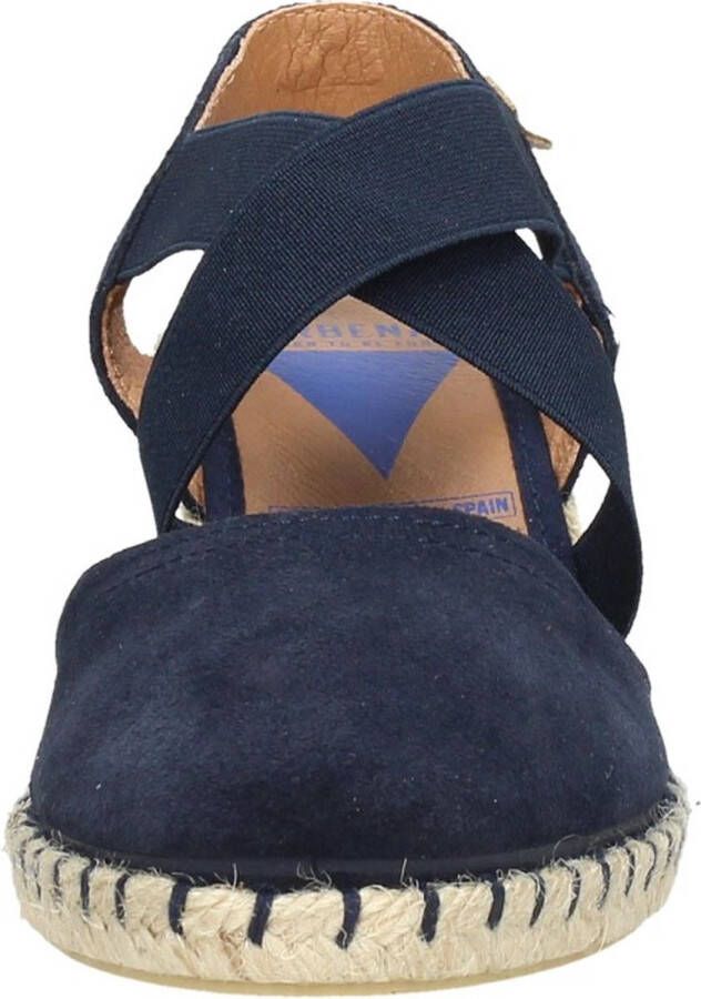 Verbenas Mila Sandalen Touwzool Blauw
