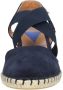 Verbenas Mila Sandalen Touwzool Blauw - Thumbnail 6