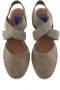 Verbenas Mila Serraje suède espadrilles taupe - Thumbnail 15