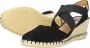 Verbenas Mila Serraje suède espadrilles zwart - Thumbnail 8