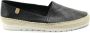 Verbenas Noa Nucleo leren espadrilles zwart - Thumbnail 10