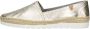 VERBENAS Espadrilles Dames Noa Maat: 35 Materiaal: Leer Kleur: Goud - Thumbnail 12