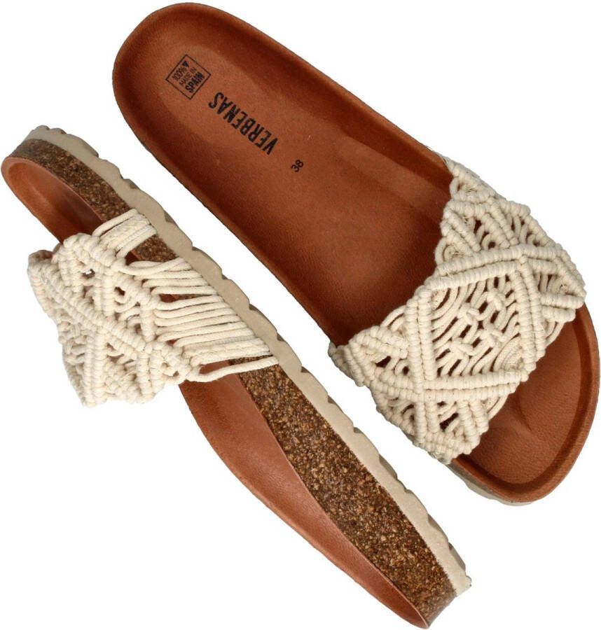 Verbenas Raga Knots Slippers Dames Beige