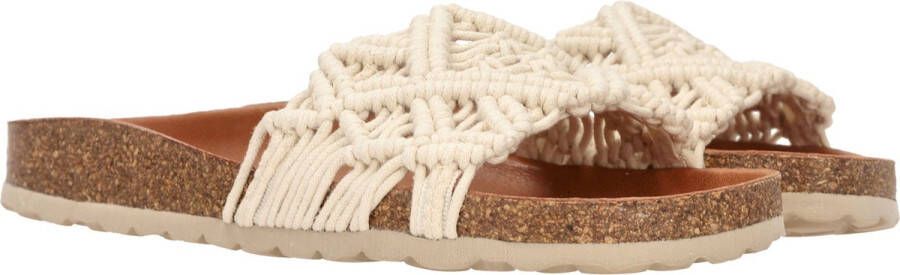 Verbenas Raga Knots Slippers Dames Beige