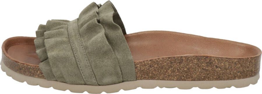 Verbenas Rocio dames slipper Kaki