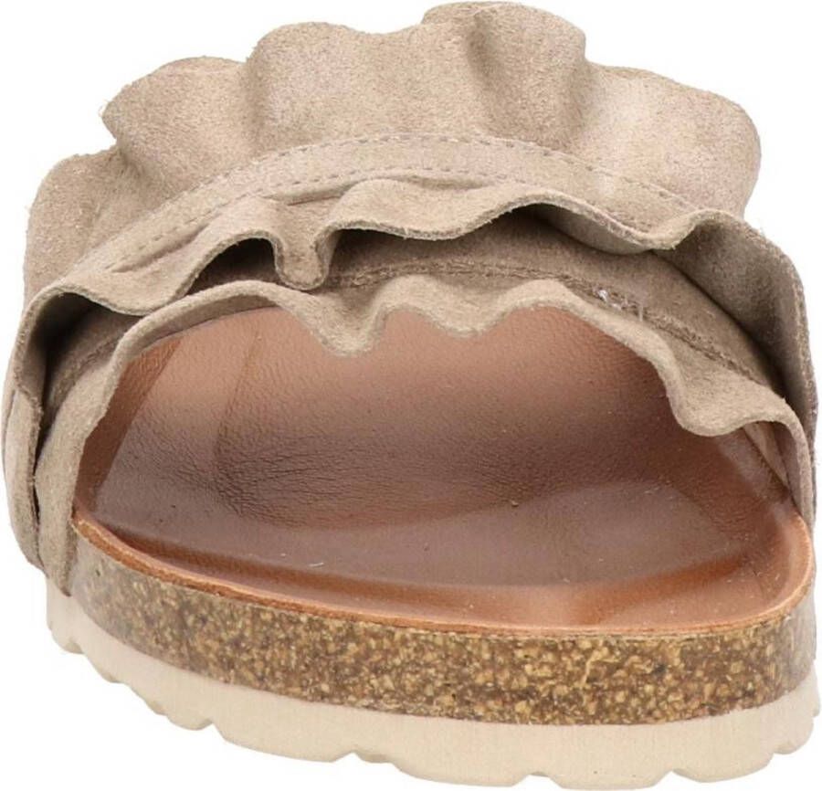Verbenas Rocio Slippers Dames Taupe