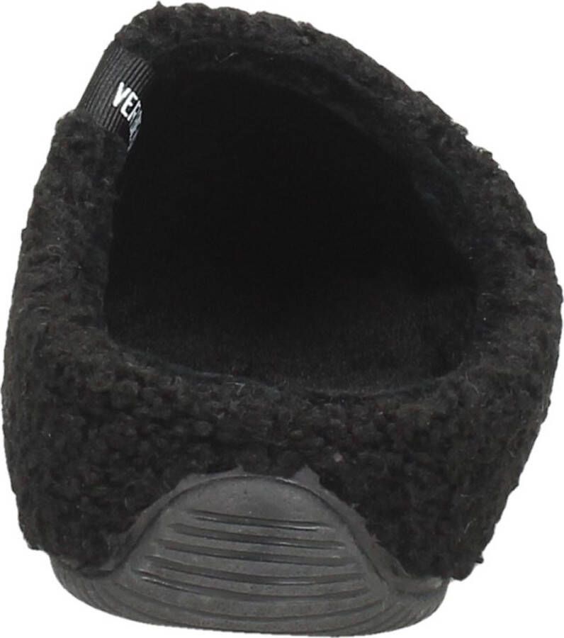 Verbenas York Pantoffels Open Zwart