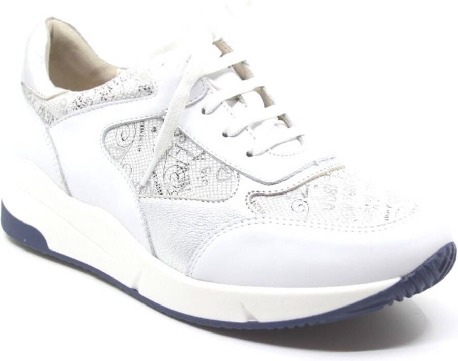 Verhulst 2301 H Volwassenen Dames veterschoenen Wit beige