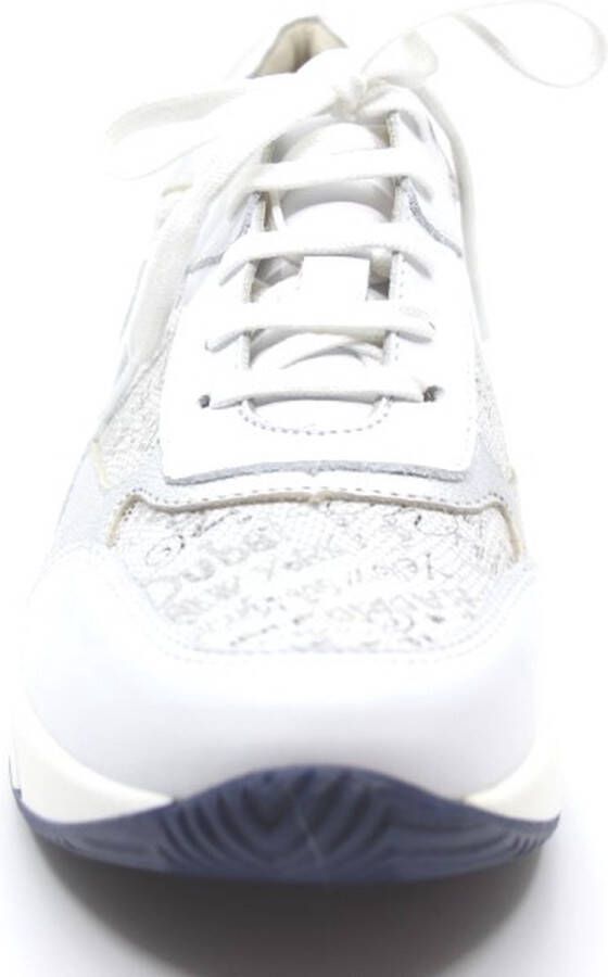 Verhulst 2301 H Volwassenen Dames veterschoenen Wit beige