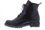 Verhulst 6437A~K~~~~~~~~~~~~~~~~~~~~~~~ Hoge sneakersVeterlaarzenDames veterschoenenDames sneakersHalf-hoge schoenen Zwart - Thumbnail 2