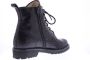 Verhulst 6437A~K~~~~~~~~~~~~~~~~~~~~~~~ Hoge sneakersVeterlaarzenDames veterschoenenDames sneakersHalf-hoge schoenen Zwart - Thumbnail 3