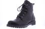 Verhulst 6437A~K~~~~~~~~~~~~~~~~~~~~~~~ Hoge sneakersVeterlaarzenDames veterschoenenDames sneakersHalf-hoge schoenen Zwart - Thumbnail 4