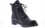 Verhulst 6437A~K~~~~~~~~~~~~~~~~~~~~~~~ Hoge sneakersVeterlaarzenDames veterschoenenDames sneakersHalf-hoge schoenen Zwart - Thumbnail 6