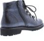 Verhulst 8437 H Volwassenen VeterlaarzenHoge sneakersDames veterschoenenHalf-hoge schoenen Blauw - Thumbnail 2