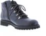 Verhulst 8437 H Volwassenen VeterlaarzenHoge sneakersDames veterschoenenHalf-hoge schoenen Blauw - Thumbnail 5