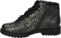 Verhulst 8437~H~~~~~~~~~~~~~~~~~~~~~~~~ Hoge sneakersVeterlaarzenDames veterschoenenDames sneakersHalf-hoge schoenen Zwart - Thumbnail 4