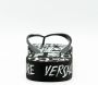 Versace Jeans Couture Stijlvolle Flip Flops voor Vrouwen Black Dames - Thumbnail 7