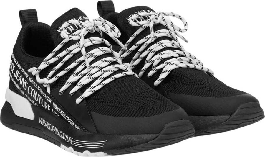 Versace Jeans Couture Dynamic Lage Zwarte Sneakers voor Heren Black Heren - Foto 8