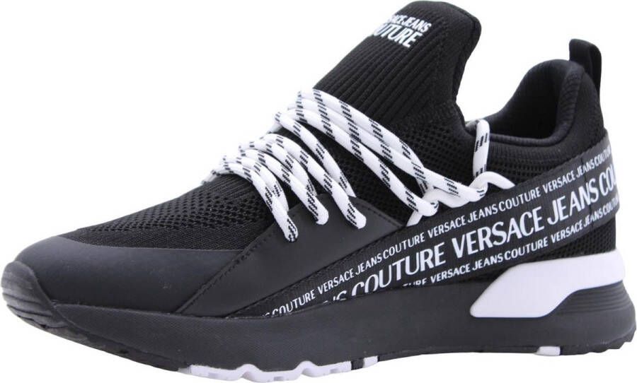 Versace Jeans Couture Dynamic Lage Zwarte Sneakers voor Heren Black Heren - Foto 9