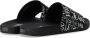 Versace Jeans Couture Zwarte rubberen sliders voor heren Black Heren - Thumbnail 14