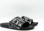 Versace Jeans Couture Zwarte rubberen sliders voor heren Black Heren - Thumbnail 7