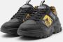 Versace Jeans Couture Speedtrack Logo Couture Sneakers Zwart Heren - Thumbnail 5