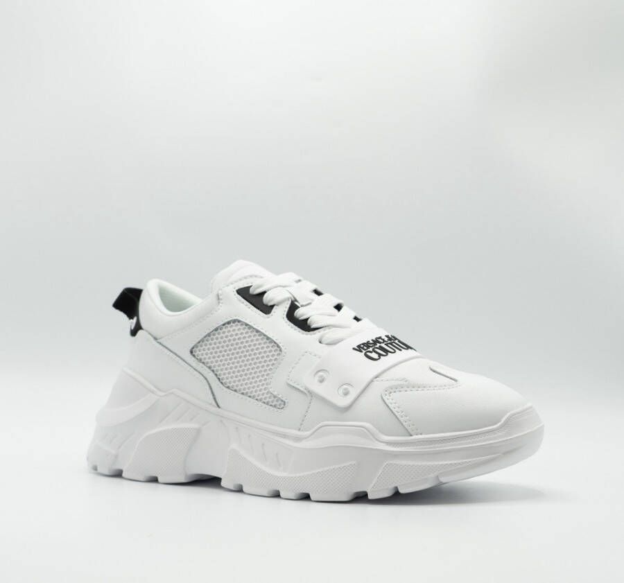 Versace Jeans Fondo Speedtrack Lage sneakers Leren Sneaker Heren Wit - Foto 4
