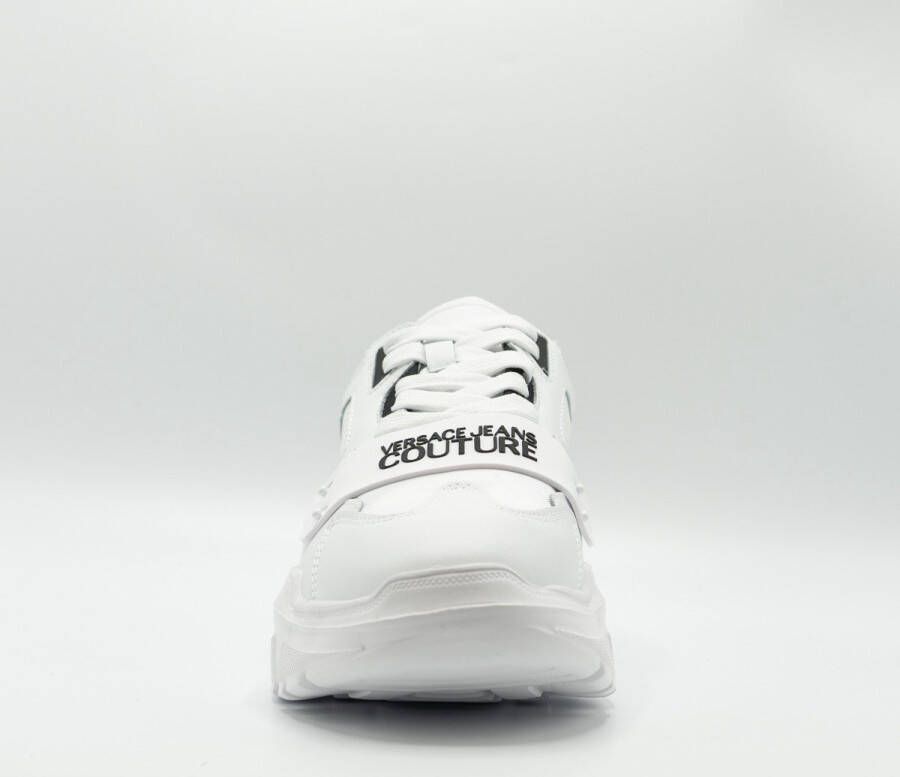 Versace Jeans Fondo Speedtrack Lage sneakers Leren Sneaker Heren Wit - Foto 5