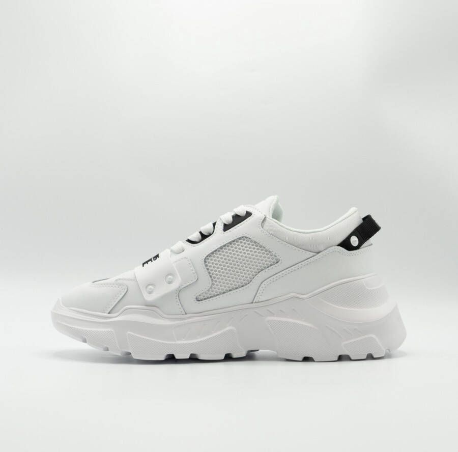Versace Jeans Fondo Speedtrack Lage sneakers Leren Sneaker Heren Wit - Foto 6