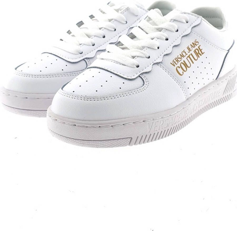 Versace Jeans Fondo Meyssa Lage sneakers Leren Sneaker Dames Wit