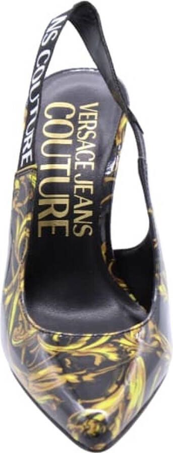 Versace Jeans Peep Toe Peep Heel Black