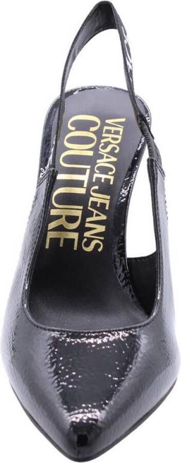 Versace Jeans Peep Toe Peep Heel Black