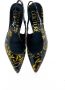 Versace Jeans Couture Verhoogde hakken muiltjes voor vrouwen Black Dames - Thumbnail 5