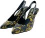 Versace Jeans Couture Verhoogde hakken muiltjes voor vrouwen Black Dames - Thumbnail 8