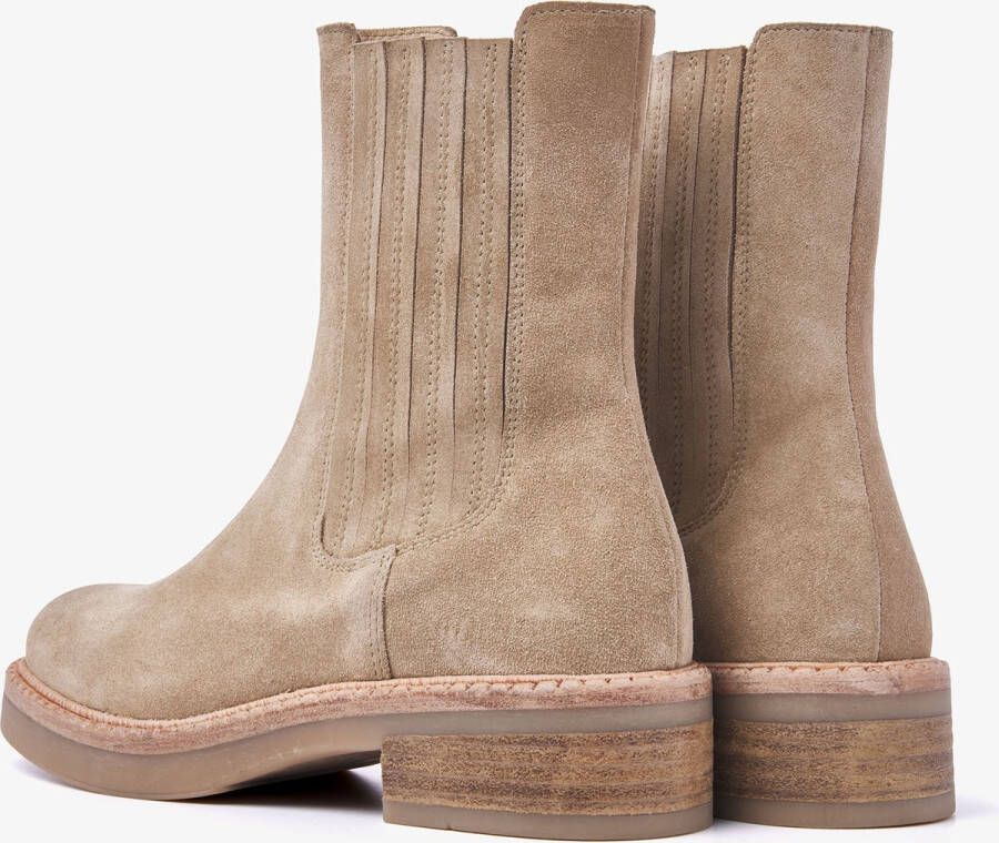 VIA VAI Bellamy Stitch Chelsea boots dames Enkellaarsjes dames Beige